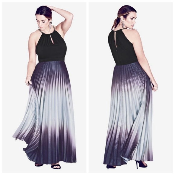 Plus 20/L City Chic Silver Siren Formal Ma… - Picture 1 of 4